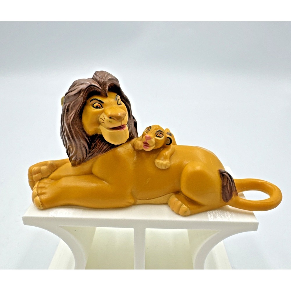 ✨ VTG Disney The Lion King MUFASA &‎ SIMBA PVC Father & Son